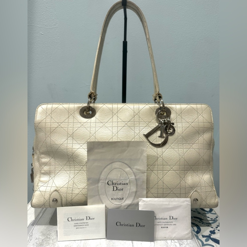 ❌❌sold❌❌CHRISTIAN DIOR Lady Dior East/West Shoulder Bag - Picture 1 of 11